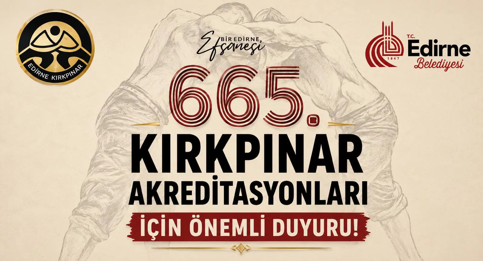 665. Kırkpınar için akreditasyon başvuruları başlıyor!