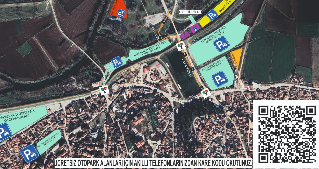 665. Kırkpınar’da Ücretsiz Otopark Alanları Belirlendi