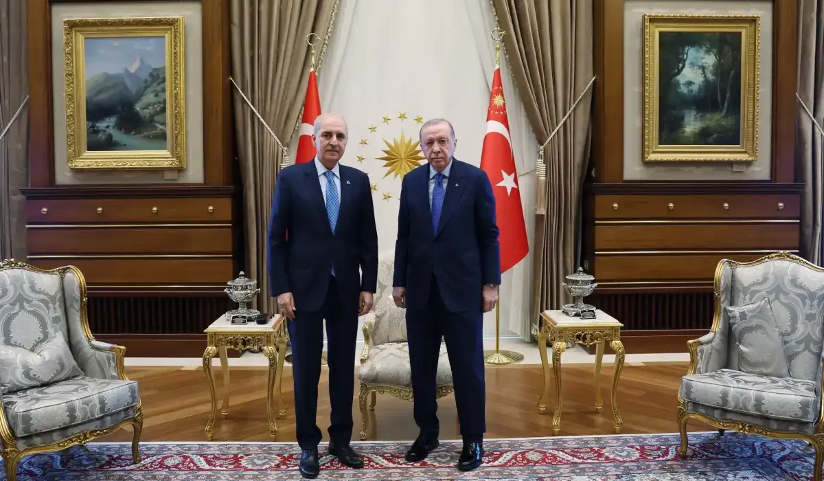 Erdoğan, TBMM Başkanı Kurtulmuş’u Kabul Etti