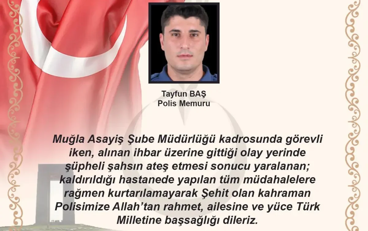 KADES ihbarına giden polis memuru şehit oldu