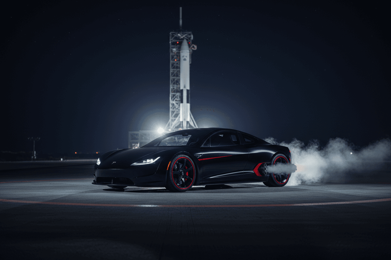 Tesla Roadster Ertelendi: Roket İticileri Hazır Değil