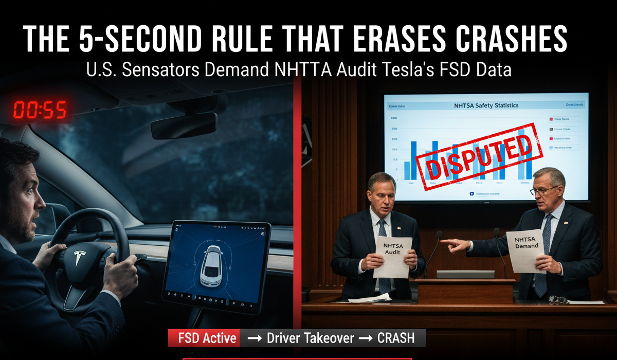 Senatörler Tesla FSD Verilerini Denetime Çağırdı: 5 Saniye Kuralı