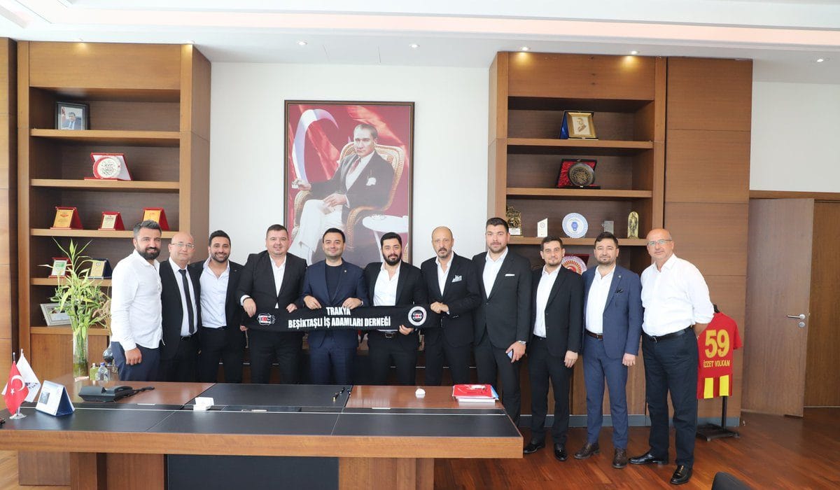 Trakya Beşiktaşlı İş Adamları Derneği’nden Çorlu TSO’ya ziyaret