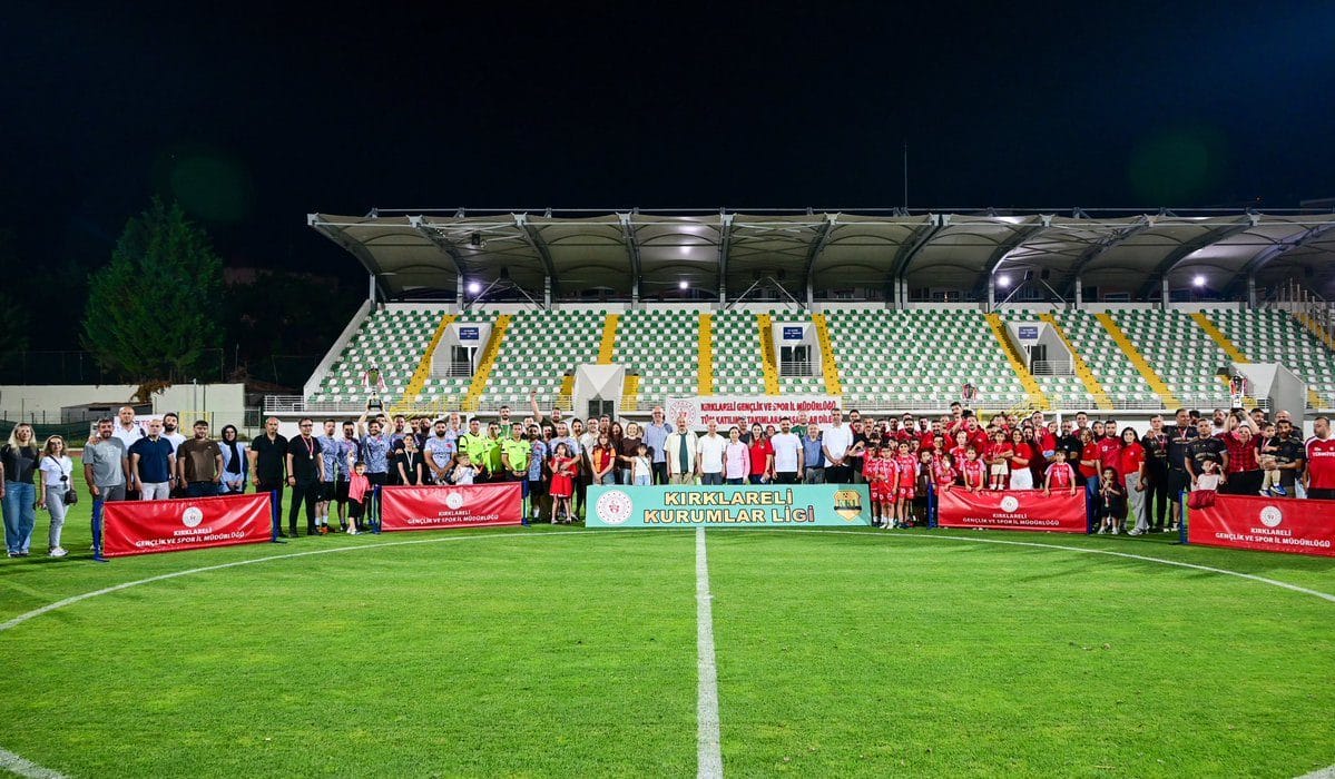 Kırklareli’nde Futbol Turnuvasında Şampiyon İl Milli Eğitim Müdürlüğü