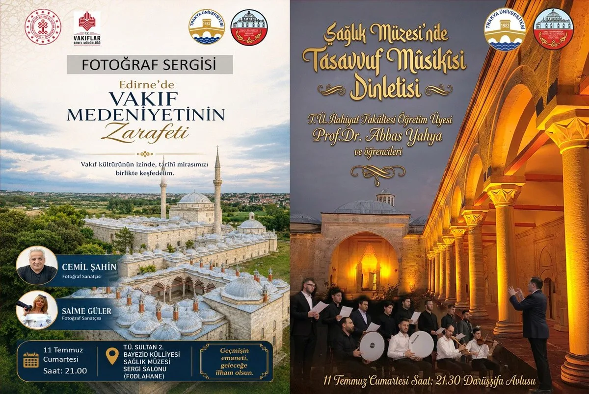 Tarih, sanat ve musikî Edirne’de buluşuyor