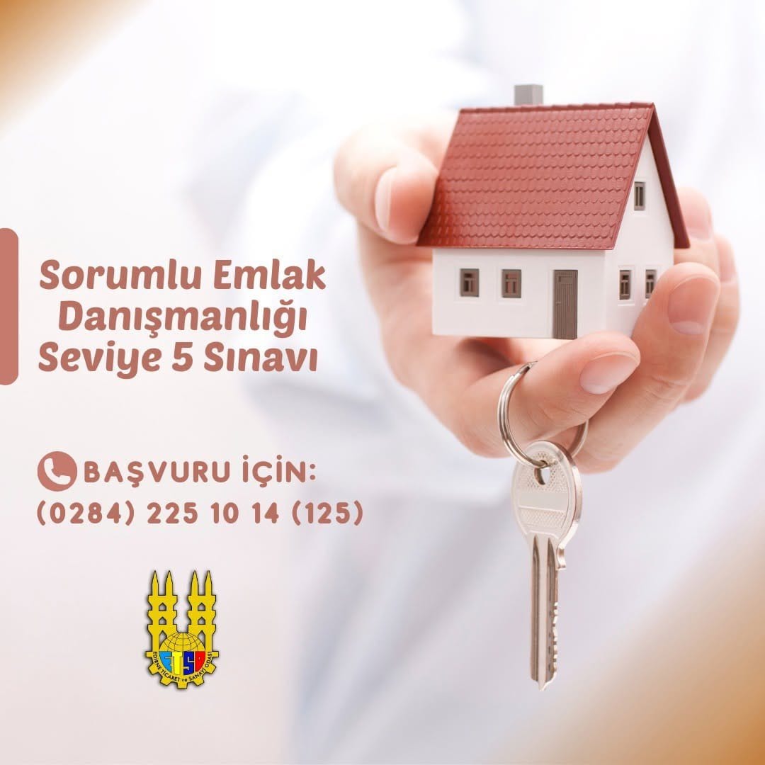 Emlak Danışmanlığı Sınavı Başvuruları Başladı