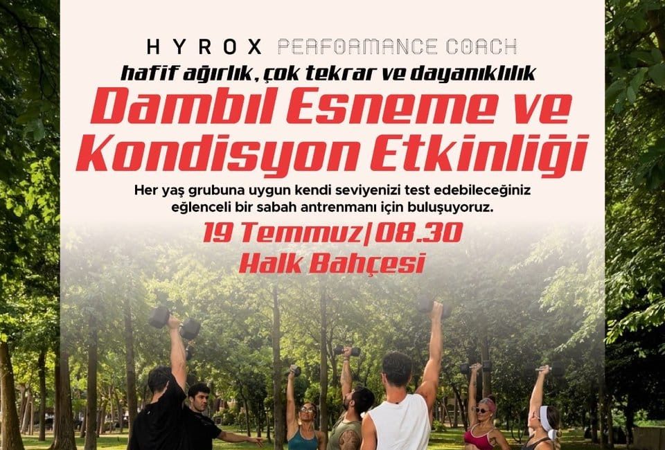 Halk Bahçesi’nde Ücretsiz Sabah Sporu: 19 Temmuz’da Buluşalım