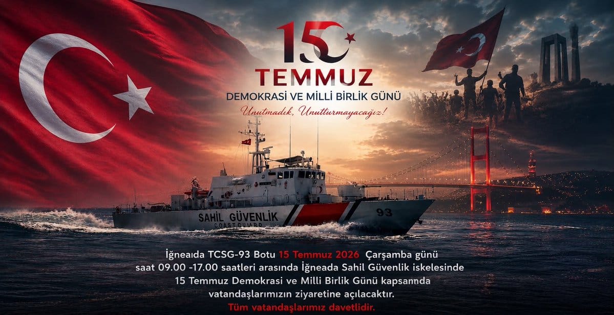 TCSG-93 Botu İğneada’da Ziyarete Açılıyor