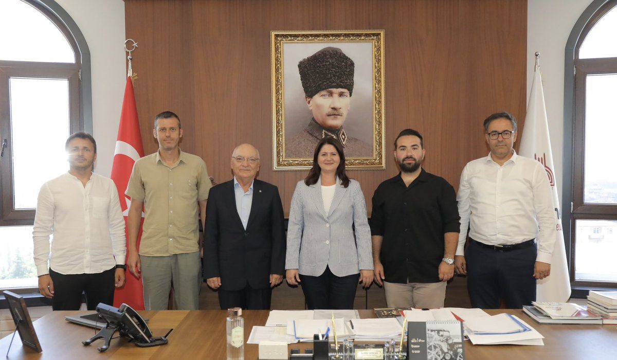 İnşaat Mühendisleri Odası Başkanı Belediyeyi Ziyaret Etti
