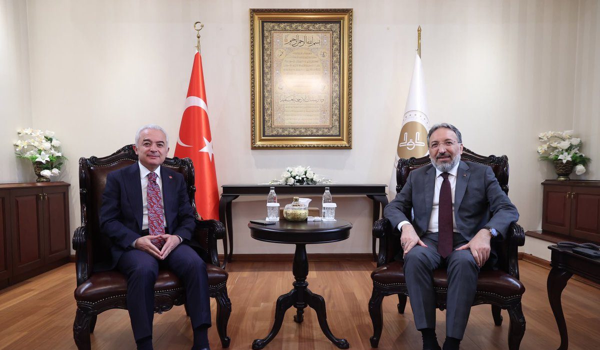 Vali Turan’dan Diyanet İşleri Başkanı’na Ziyaret