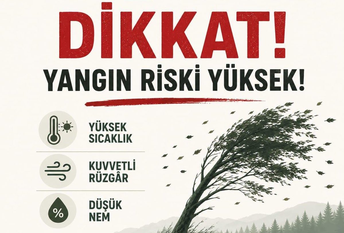Kuvvetli Rüzgâr Yangın Riskini Artırıyor: Valilikten Uyarı