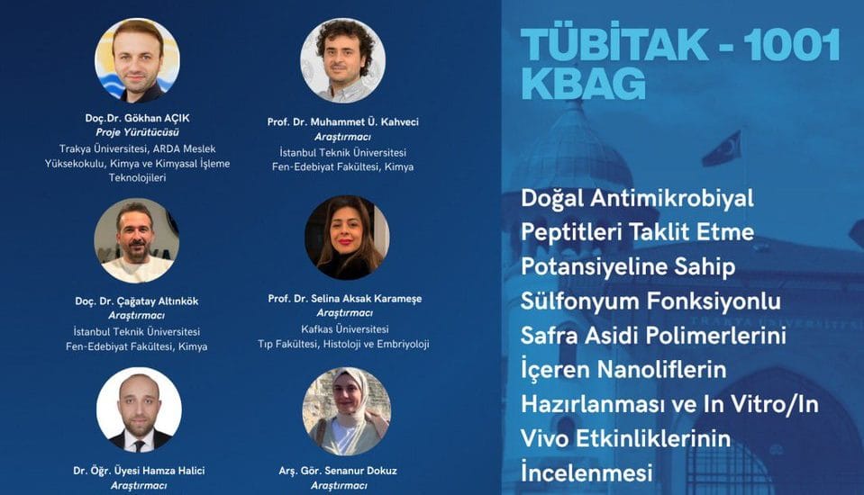 Trakya Üniversitesi’ne TÜBİTAK’tan Yeni Proje Desteği