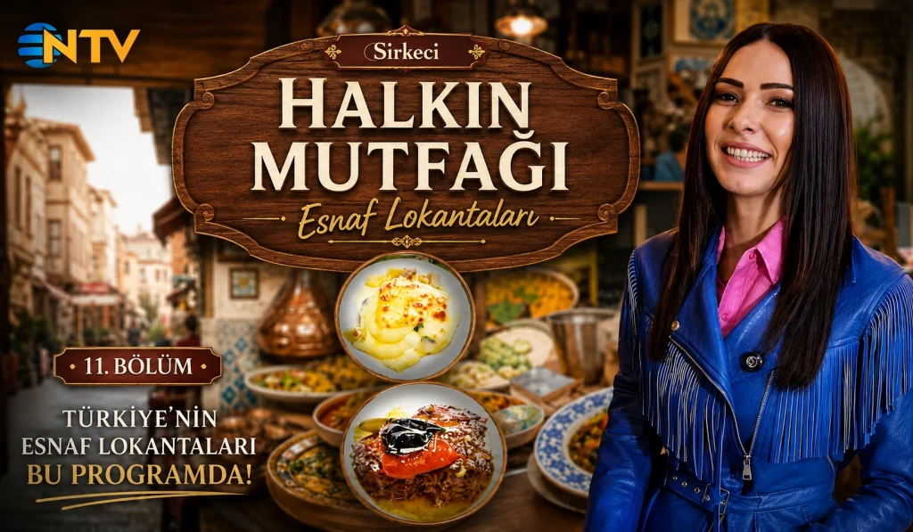 50 yıllık geçmişiyle Sirkeci'nin köklü esnaf lokantası Buyruk Lokantası, NTV Halkın Mutfağı programında! Geleneksel lezzetlerin sırları ve bölüm detayları haberimizde.