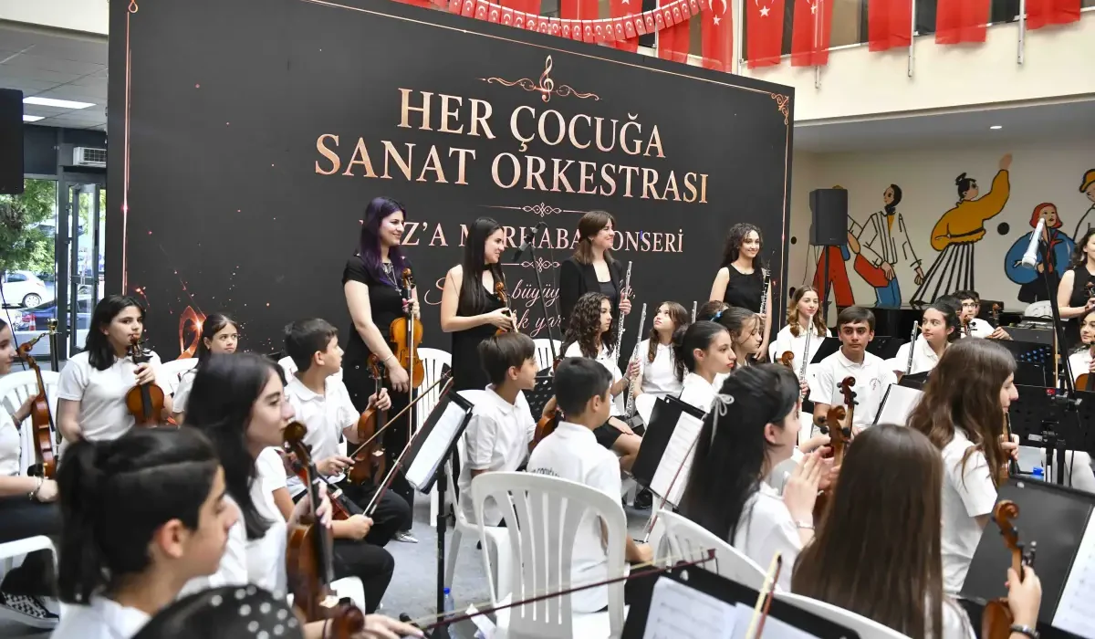 Ankara’da 40 çocuk orkestrası sahne aldı