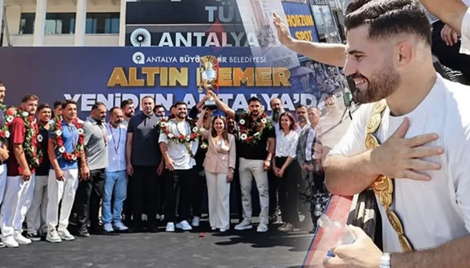 Kırkpınar Şampiyonu Erkan Taş Antalya’da Coşkuyla Karşılandı