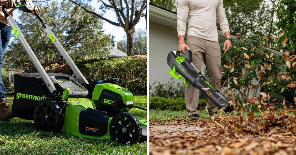Greenworks 80V Çim Biçme ve Üfleme Setinde Fırsat
