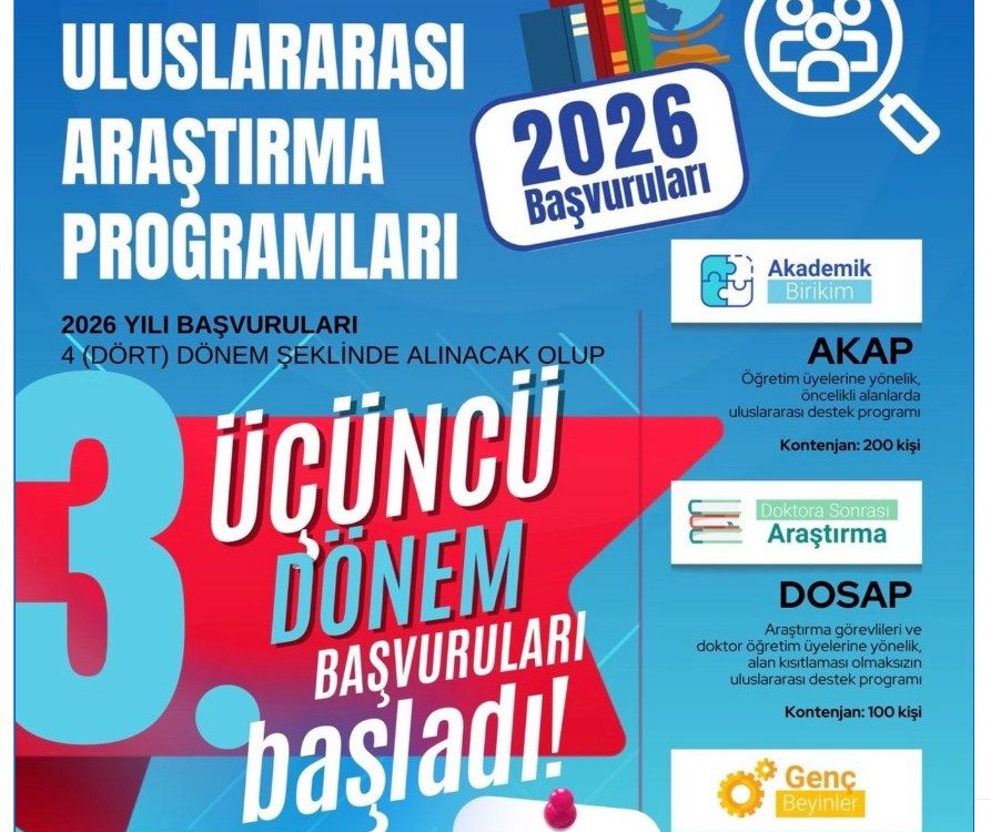 Akademisyenlere Yurt Dışı Araştırma Desteği: Son Başvuru 21 Ağustos