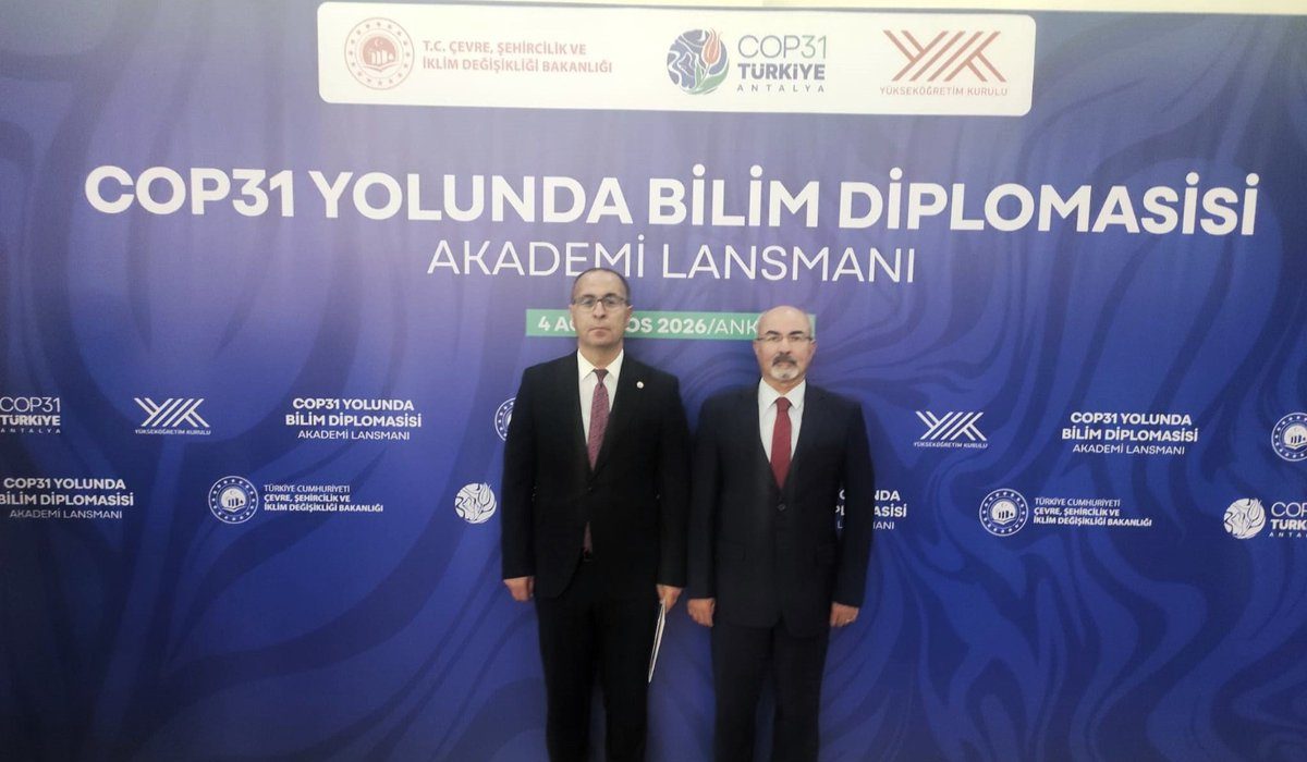 Trakya Üniversitesi COP31 Yolunda Bilim Diplomasisi Lansmanında