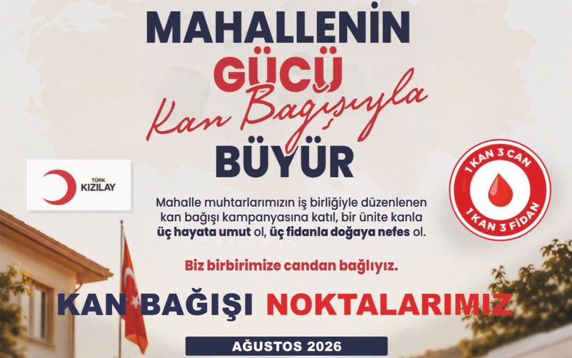 Kan Bağışına Fidan Hediyesi: Kırklareli’nde Kampanya