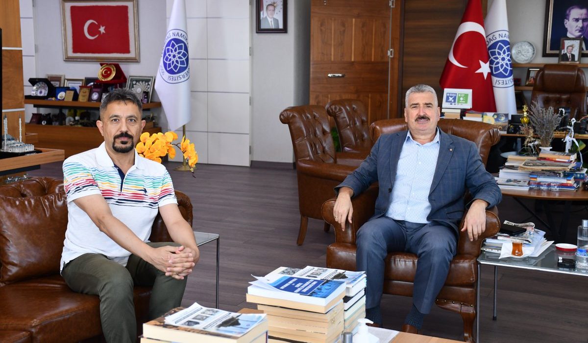 Rektör Şahin’e Nezaket Ziyareti: Mesih Yel’den Anlamlı Buluşma