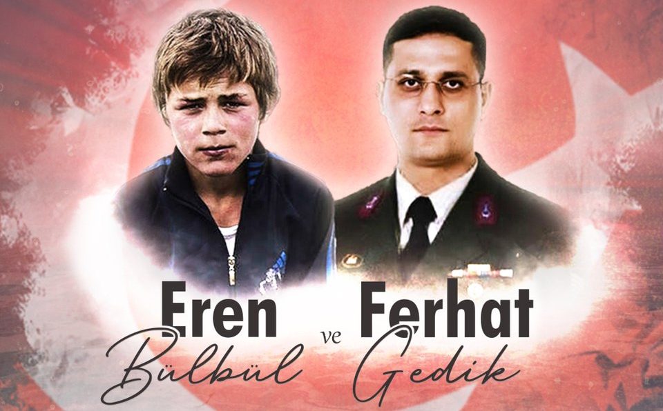 Eren Bülbül ve Ferhat Gedik Şehadetlerinin Yıl Dönümünde Anılıyor