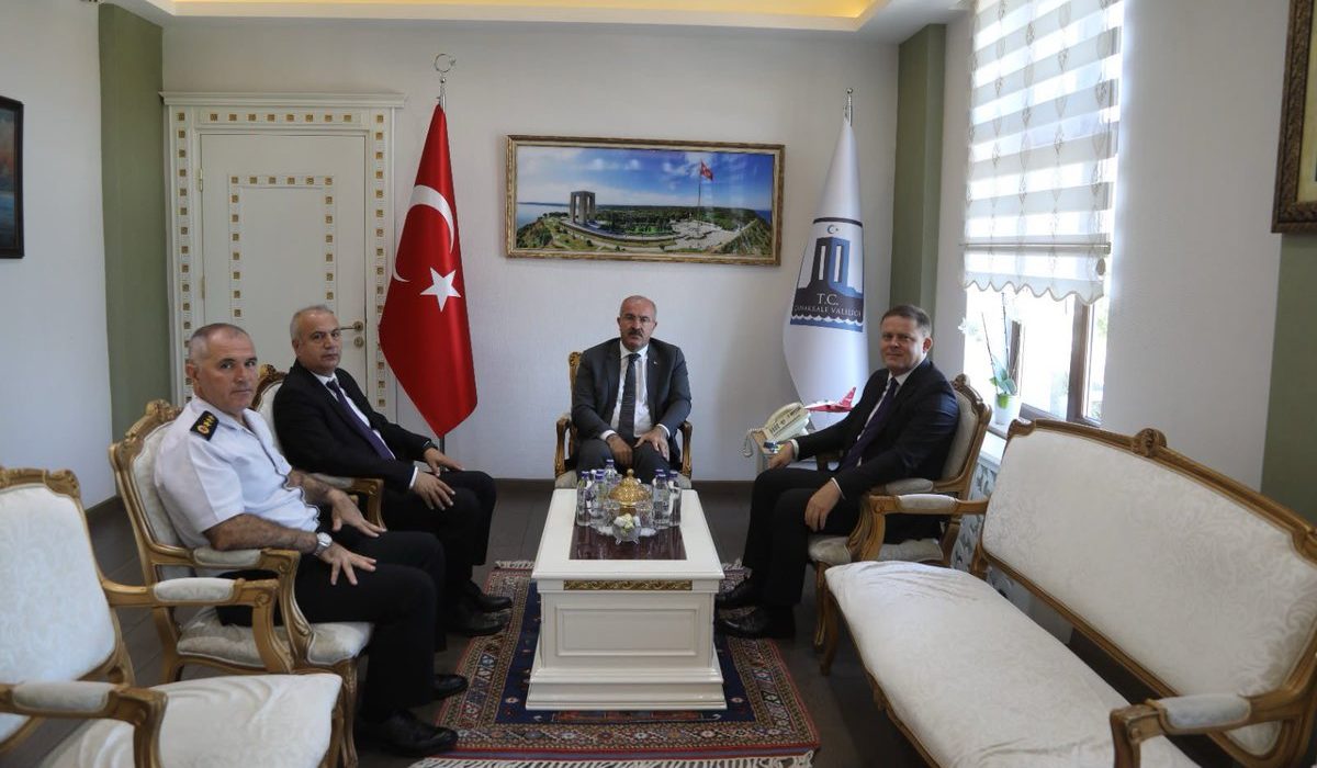 Çanakkale’de Üst Düzey Ziyaret: Müfettişler Vali Toraman’la Buluştu