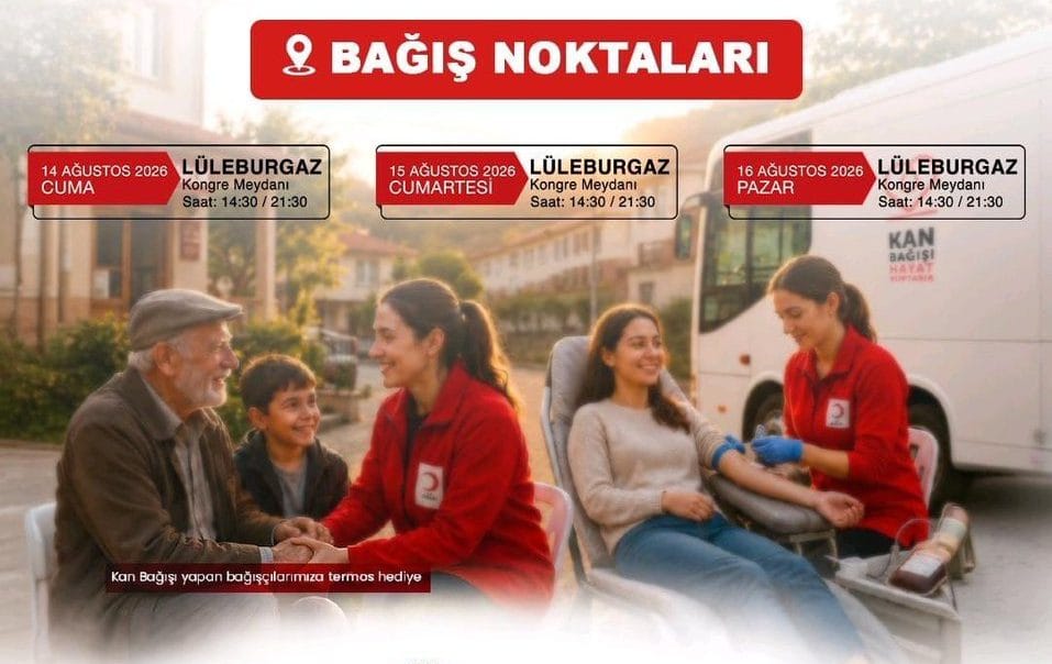 Kan Bağışıyla Hayat Kurtar: 14-16 Ağustos’ta Kongre Meydanı’nda