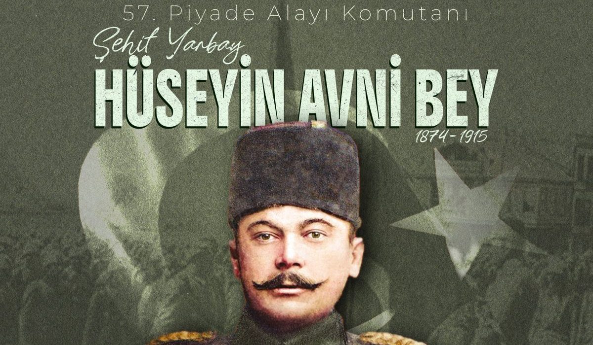 Çanakkale’de 57. Alay Komutanı Şehit Yarbay Hüseyin Avni Bey Anıldı