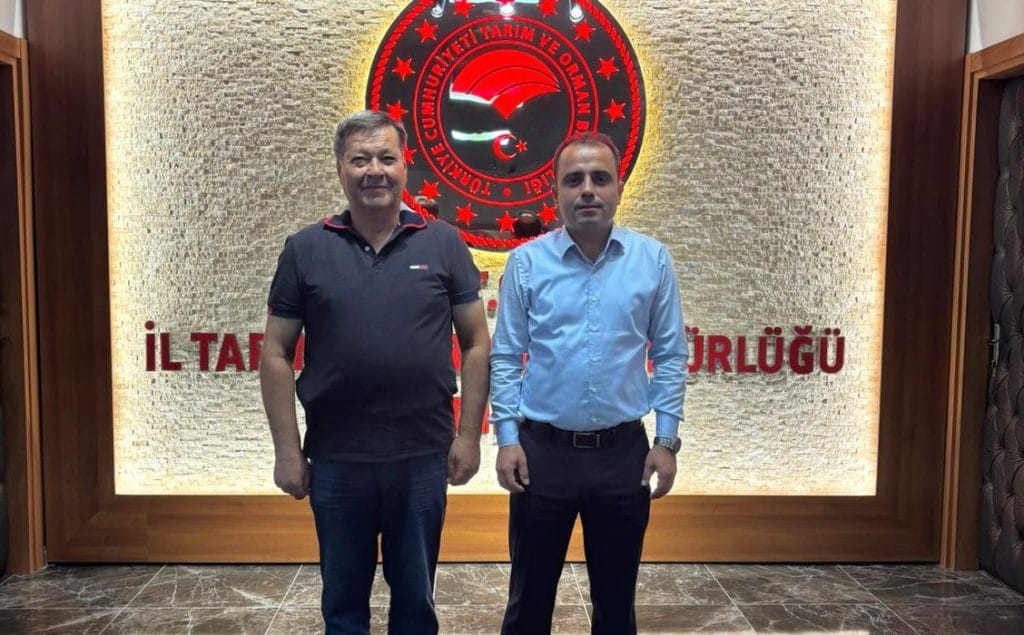 Ahmet Çığırdaşman ve İslam Köse tarım toplantısında