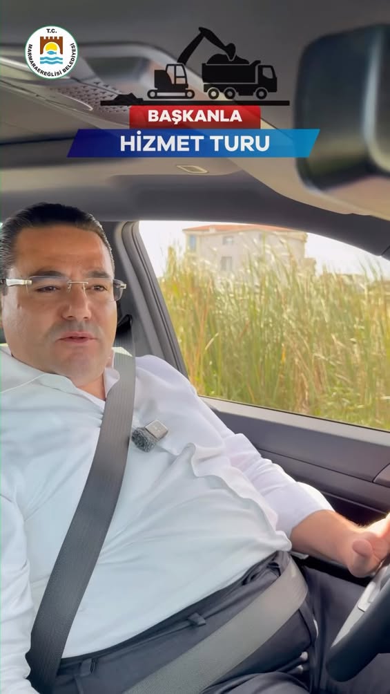 Başkan direksiyona geçti, yolları yerinde denetledi