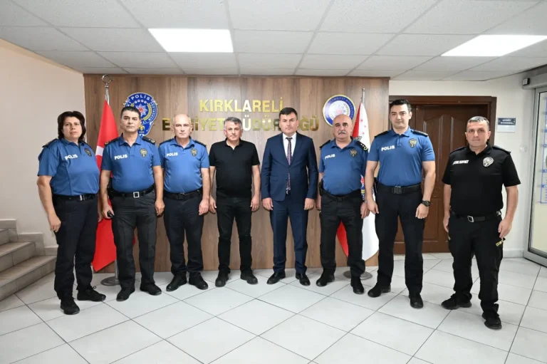 Kırklareli Emniyet Müdürü Çamuroğlu’na Veda Töreni