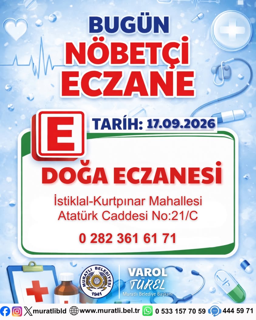 Nöbetçi Eczane: Doğa Eczanesi Açık