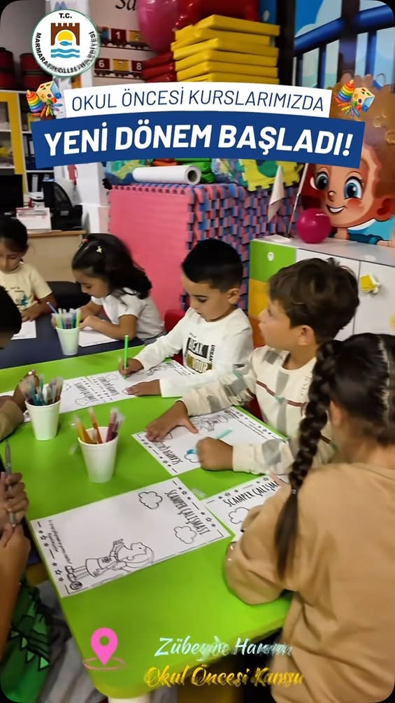 Minik Eller Kreşte Geleceğe Hazırlanıyor