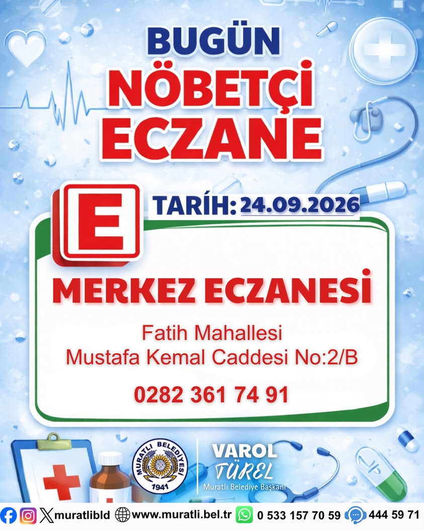 Bugün Nöbetçi Eczane: Merkez Eczanesi Adres ve Telefonu