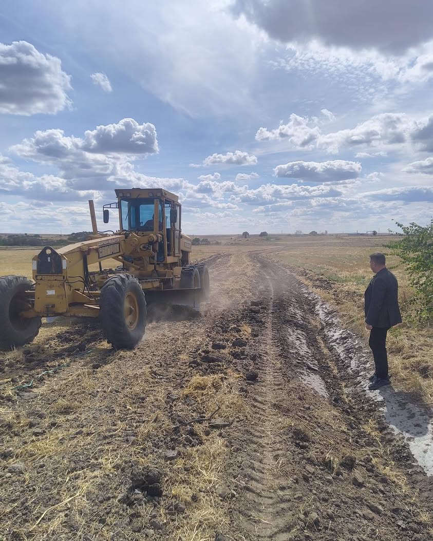 Lalapaşa’da Yol Açım Çalışmaları Başladı