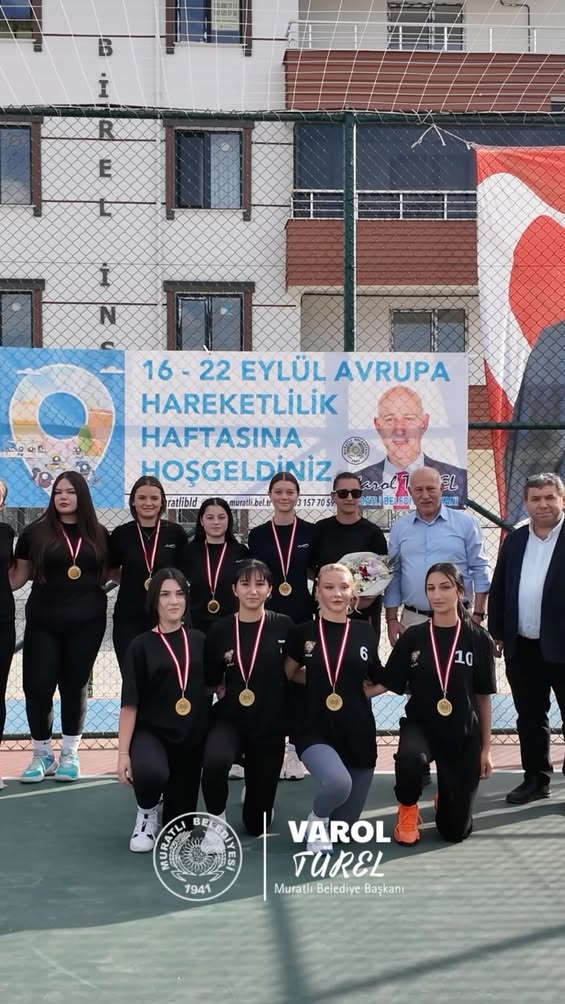 Muratlı’da Avrupa Hareketlilik Haftası Voleybolla Başladı