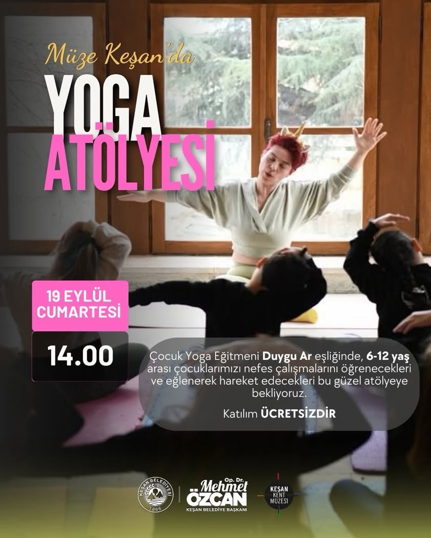 Müze Bahçe’de Çocuklar İçin Ücretsiz Yoga Atölyesi