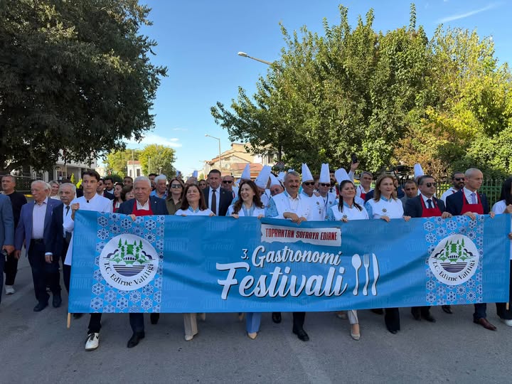 Edirne Gastronomi Festivali’nde Coşkulu Kortej