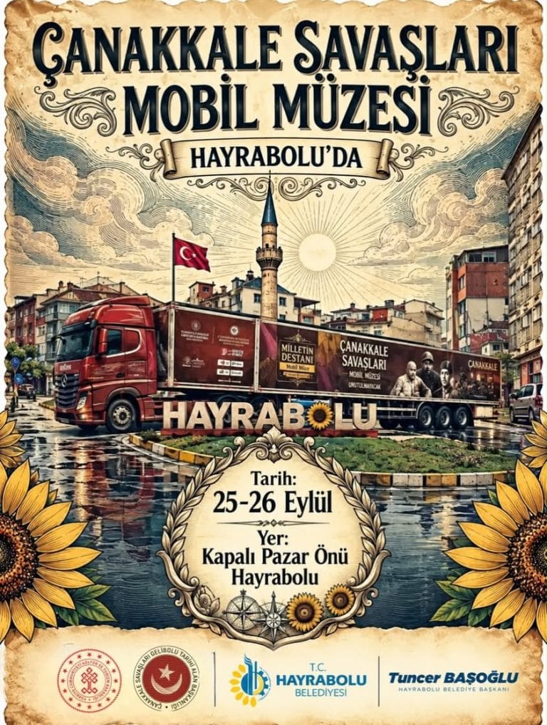 Çanakkale Mobil Müzesi Hayrabolu’da!