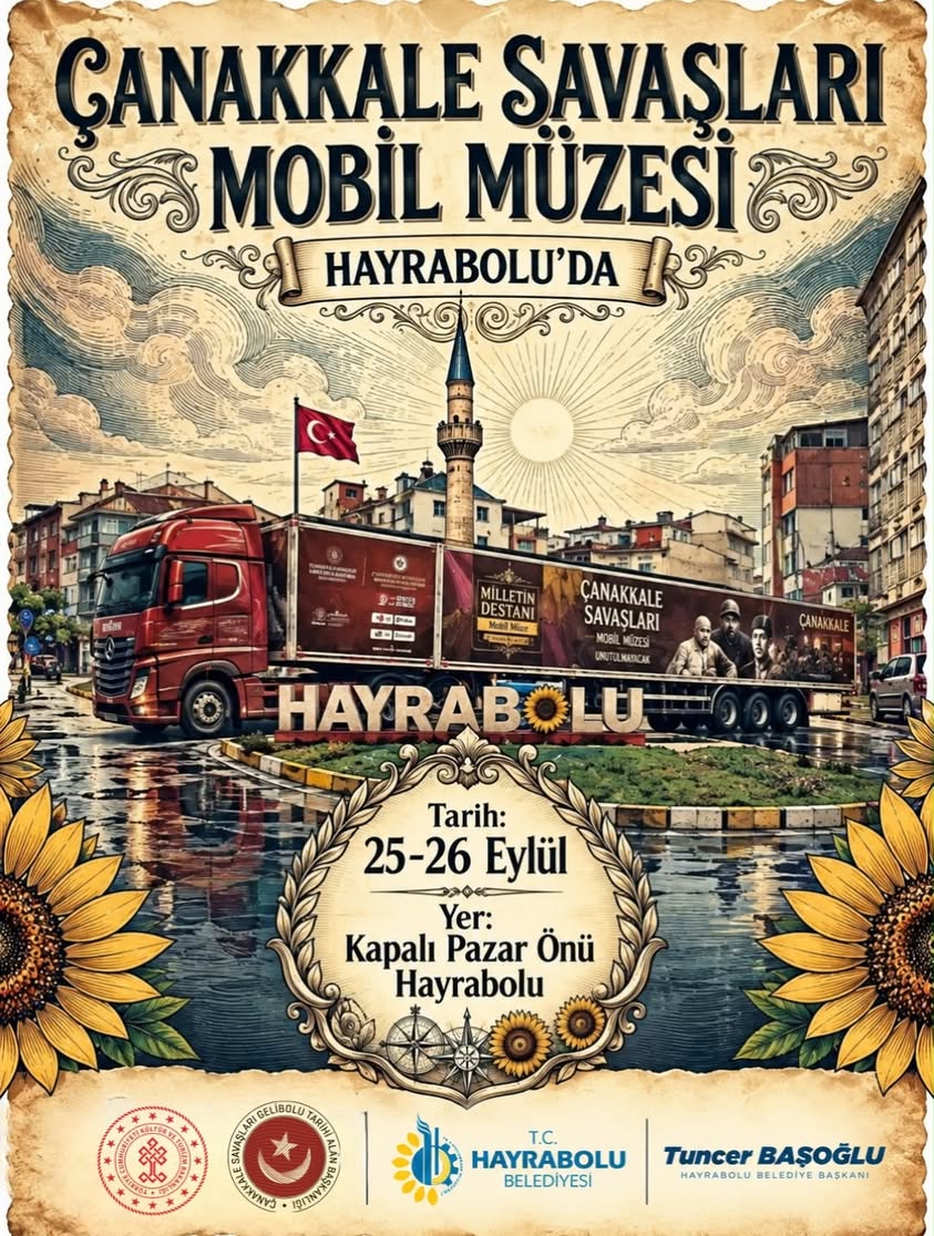 Çanakkale Mobil Müzesi Hayrabolu’da!