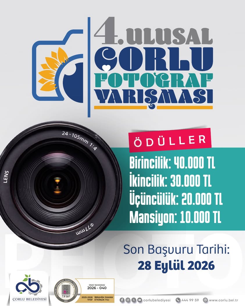 Çorlu Fotoğraf Yarışması’nda Son Günler!