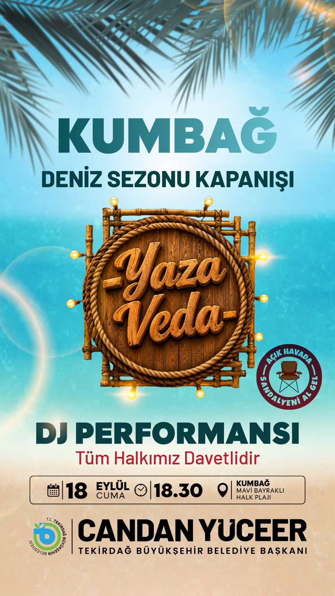 Kumbağ’da Yaz Veda Partisi: DJ Eşliğinde Unutulmaz Akşam