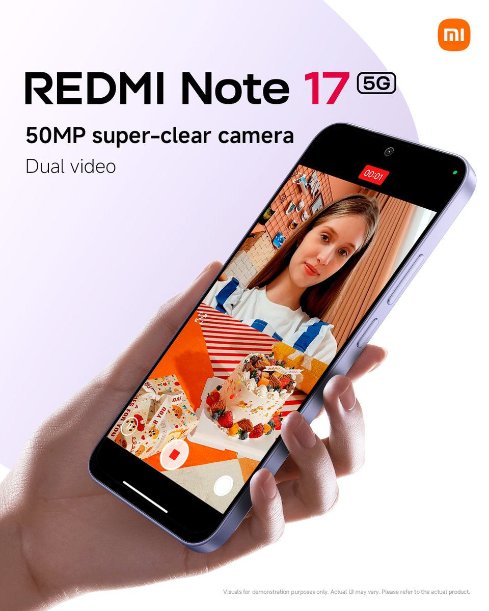 Redmi Note 17 5G Çift Video ile Hikayeni Anlat