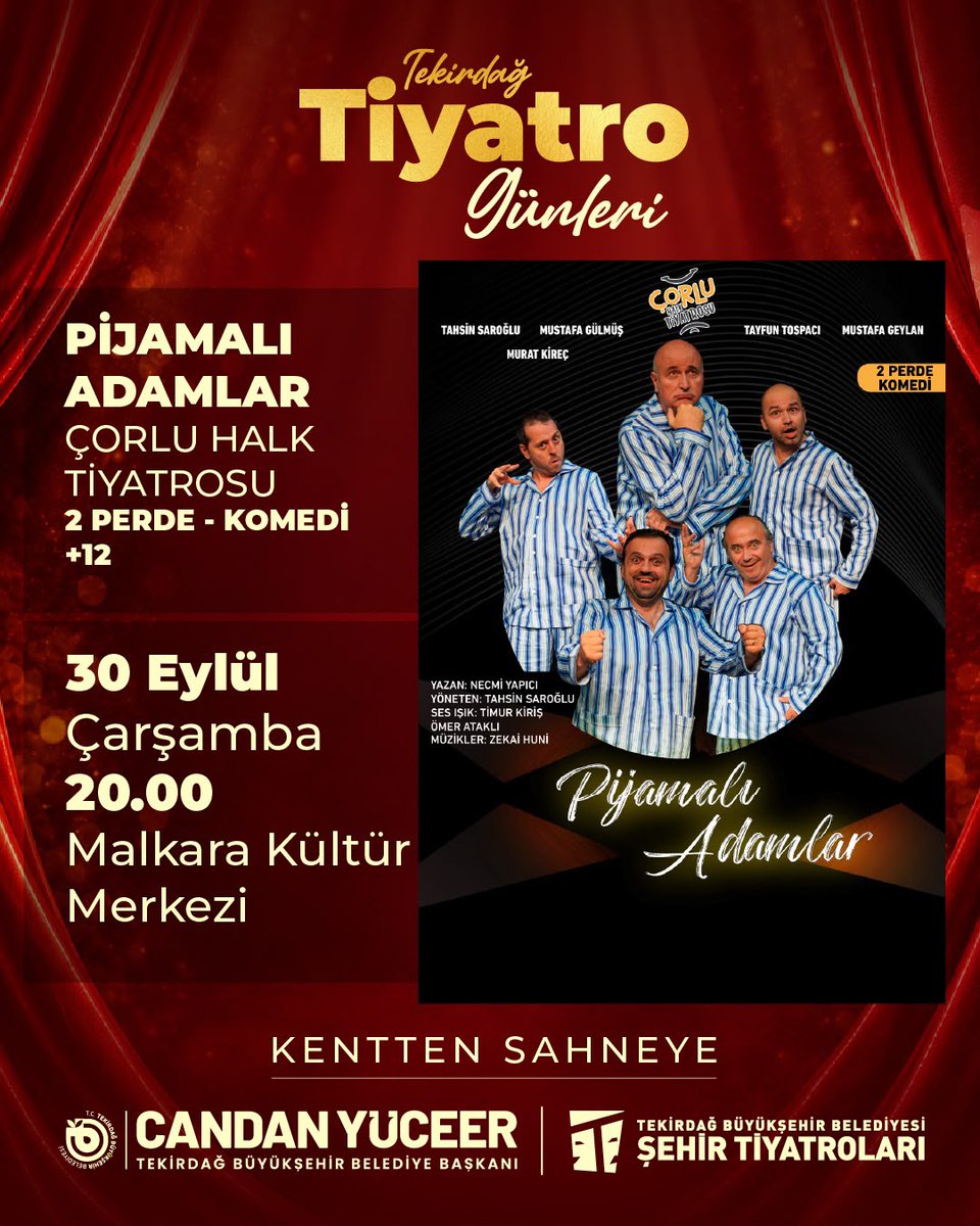Tekirdağ’da ‘Pijamalı Adamlar’ Sahne Alıyor