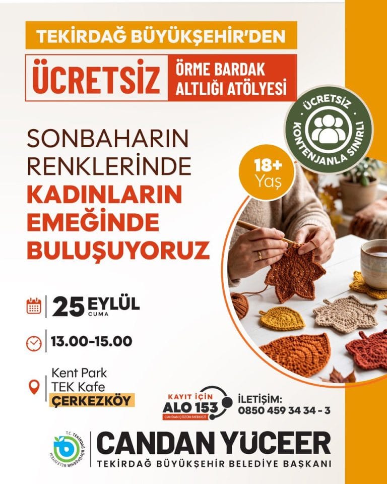 Sonbahar Renkleri Çerkezköy’de Kadın Emeğiyle Buluşuyor