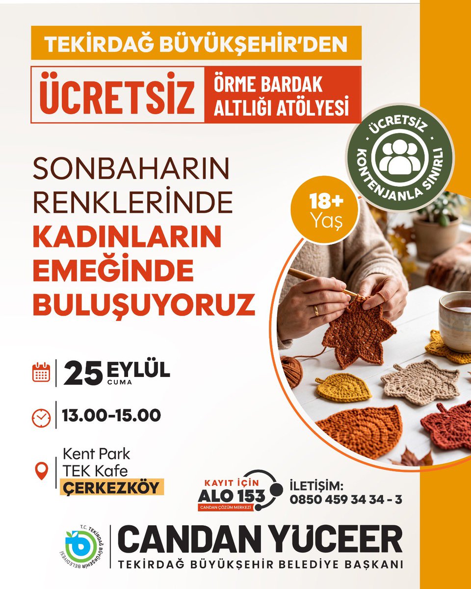Sonbahar Renkleri Çerkezköy’de Kadın Emeğiyle Buluşuyor