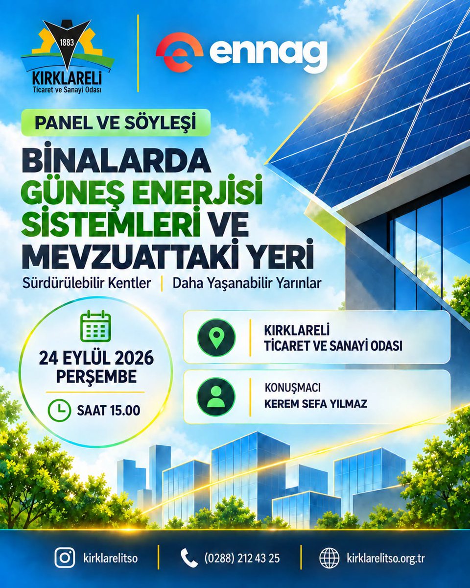 Kırklareli’de Güneş Enerjisi Paneli