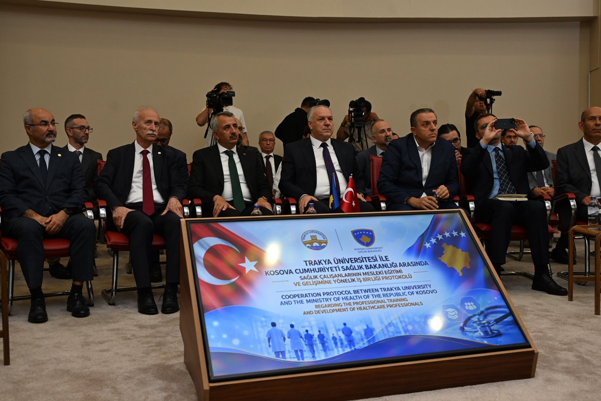 Trakya Üniversitesi’nden Kosova’ya Sağlık Protokolü