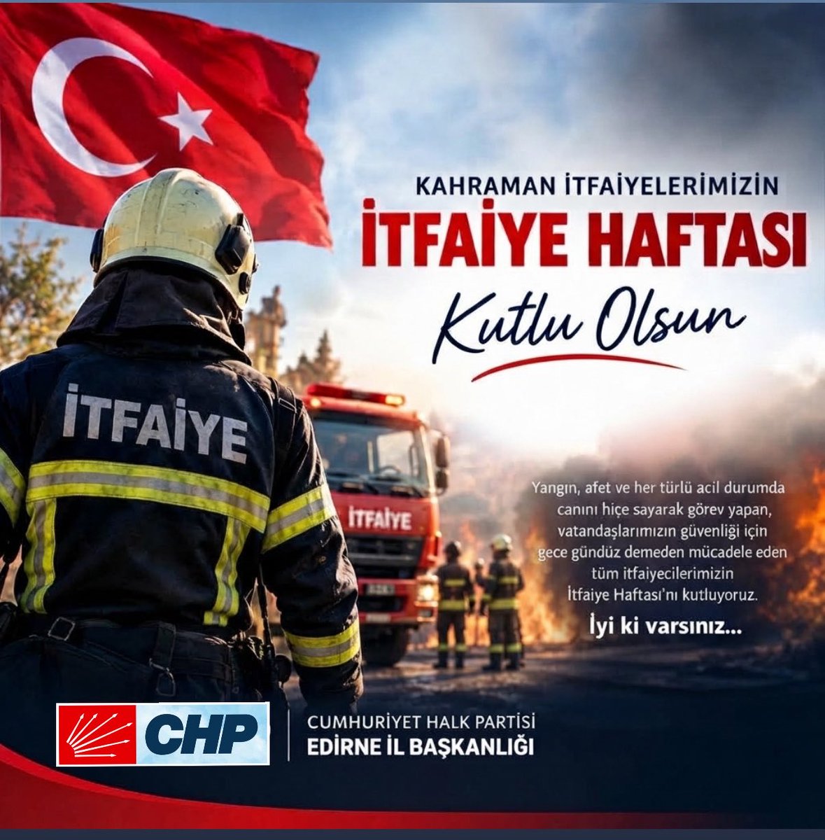 İtfaiye Haftası’nda Kahramanlara Minnet