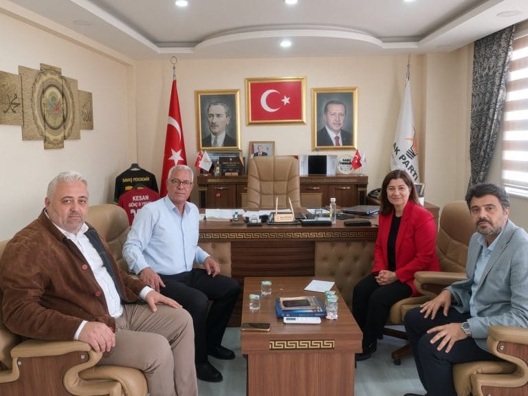 AK Parti Keşan’da Roman Derneği’ni Ağırladı